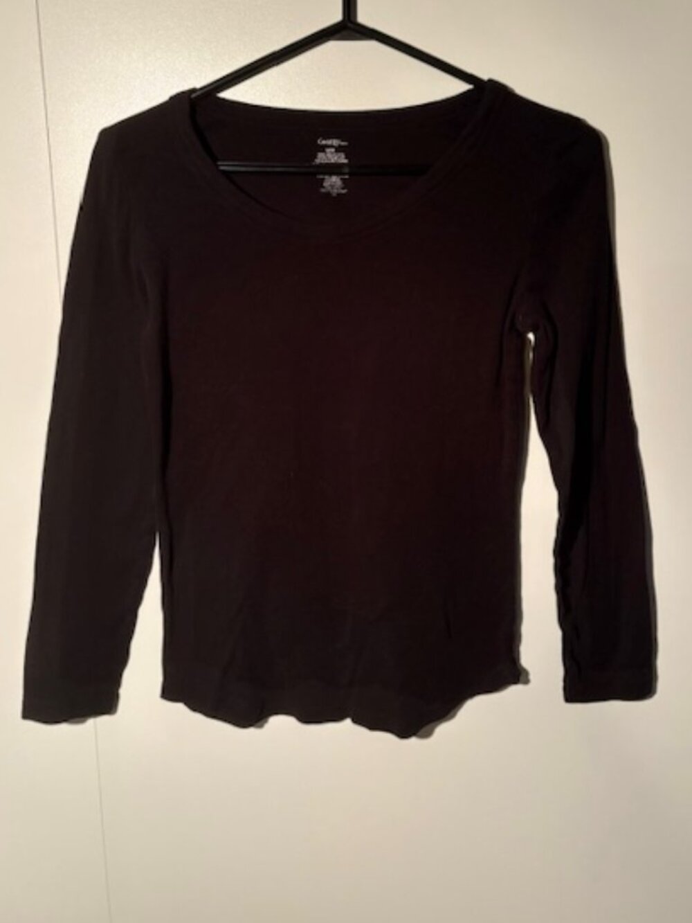 Black Long-Sleeved Shirt from George